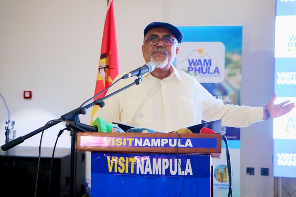 GOVERNADOR DE NAMPULA, PROCEDE O LANÇAMENTO DA MARCA DO DESTINO E DA PÁGINA WEB VISITNAMPULA PARA PROMOVER O TURISMO NA PROVÍNCIA.